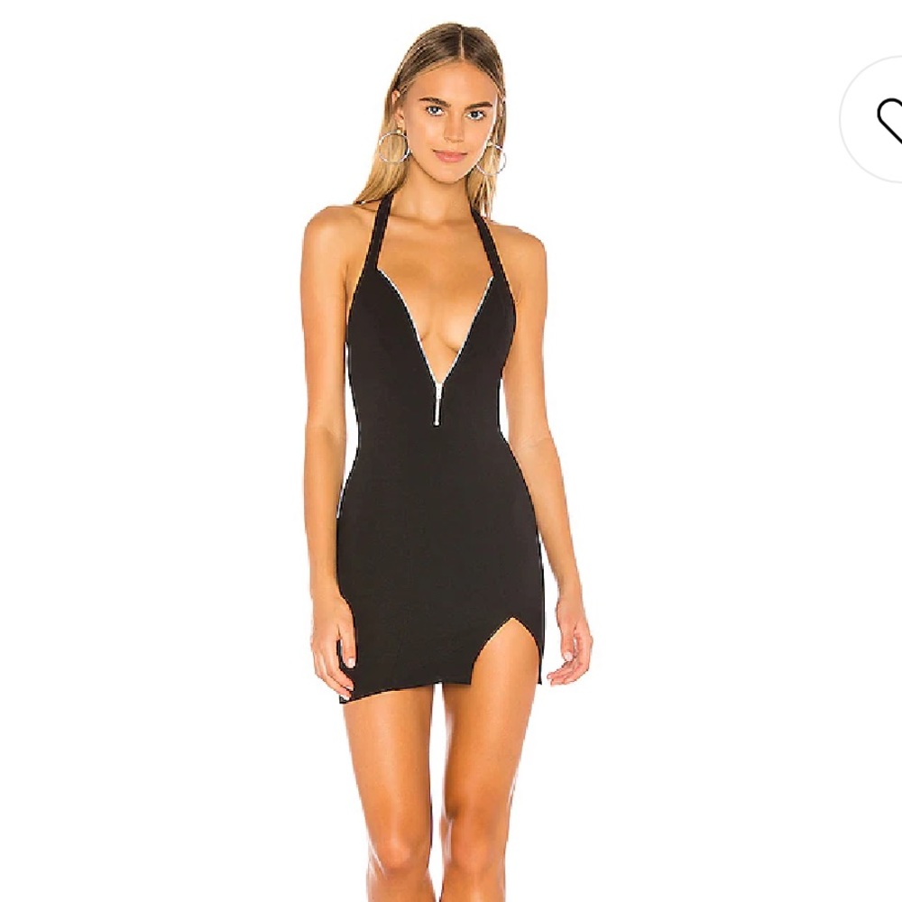 *NEW* Greta Zip Up Dress in Black